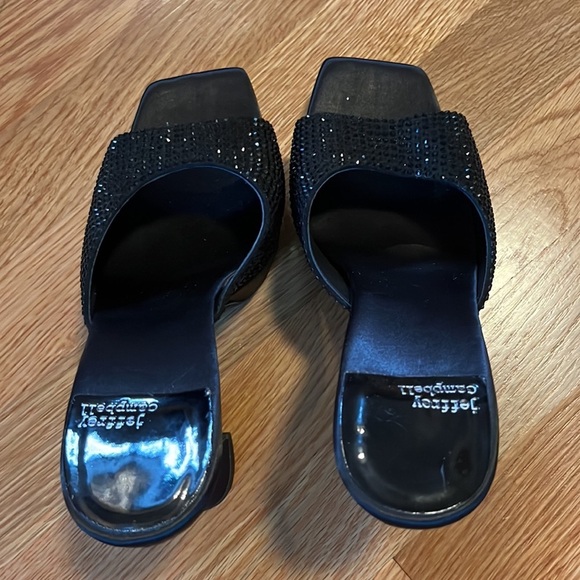 Jeffrey Campbell HollywoodJ Rhinestone Platform Sandals Size 8 - Picture 12 of 13